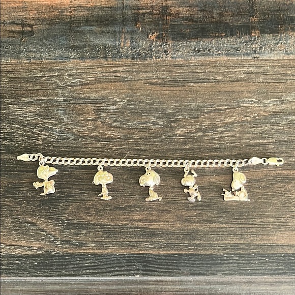 Charming Silver Bracelet with Playful Charms - Picture 6 of 9